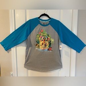 Disney Parks Joey Chou Skipper Mickey Jungle Cruise Enchanted Tiki Baseball Tee